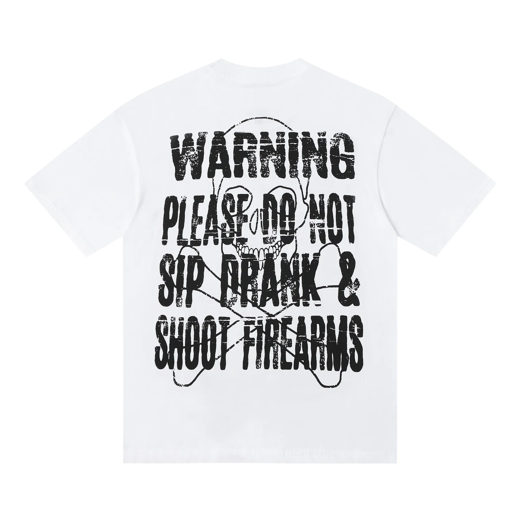 # ｜ THAT'S A AWFUL LOT OF COUGH SYRUP In Stock Real shot American simple trendy brand loose casual T-shirt Fabric (fabric): 32 counts Weight combed double yarn pure cotton Sizes (size): S-M L X L Color (colour): White, Black
